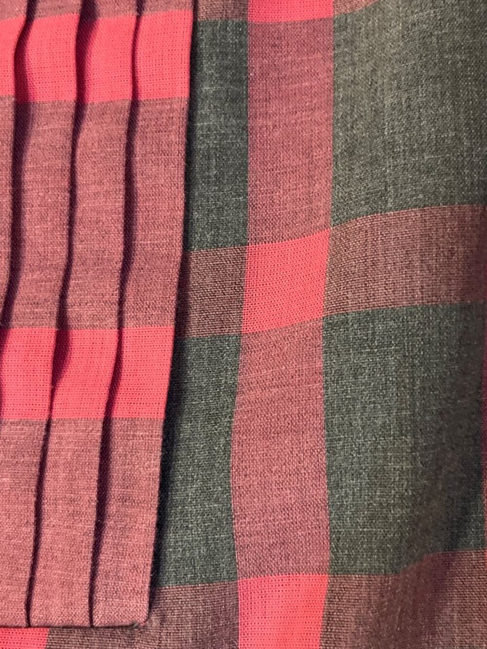 Vintage Handmade Plaid Dress Tunic Peter Pan Collar Womens S? Used - Picture 16 of 16